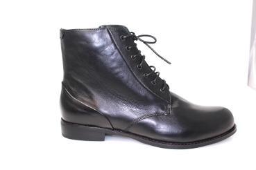 Schnürstiefelette mit Reißverschluss